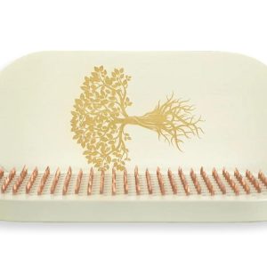 サドゥの白い楕円形のボード